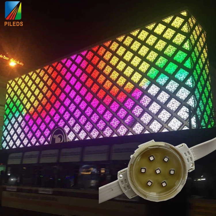 Outdoor Decoration Colorful Holiday Lamp Dot DMX512 led pixel RGBW Point Light Source IP68  Background decoration