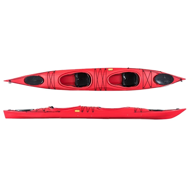 Cheap Price 2 Person Kayak For Adult Kayak Boat Customized Plastic Kayak With 5.1m Size