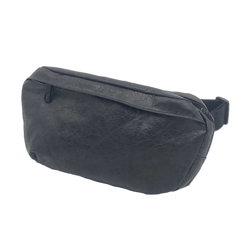 Waterproof Dupont Tyvek Sport Oblique Chest Belt Waist Butt Bag Fanny Pack With Custom Logo