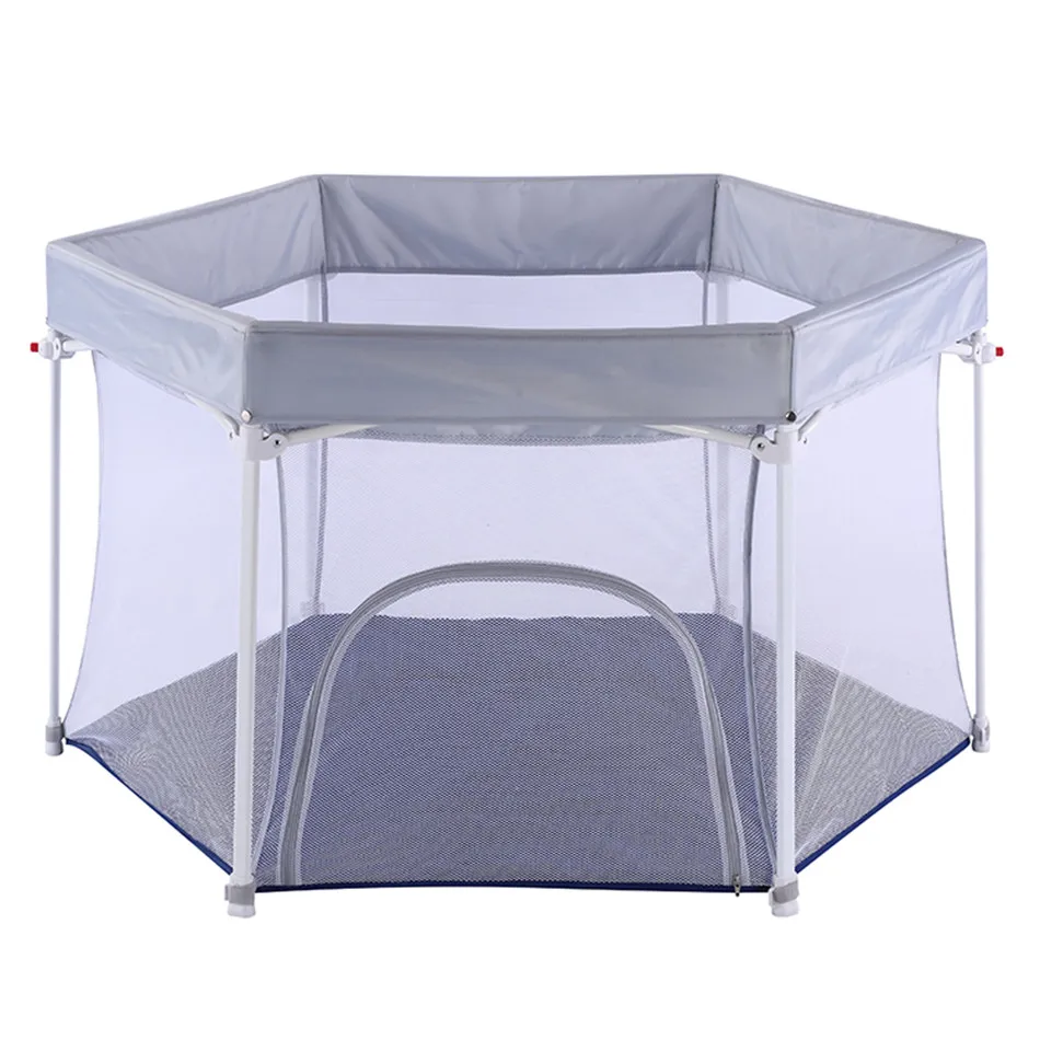 High Quality Fence 6 surface playpen Foldable And Portable Baby Safety Playpen For Indoor And Outdoor