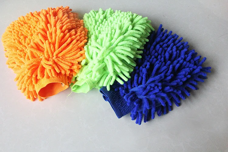 Micro Fiber Wash Mitt Car Wash Hand Soft Chenil Glove Towel Microfiber Chen