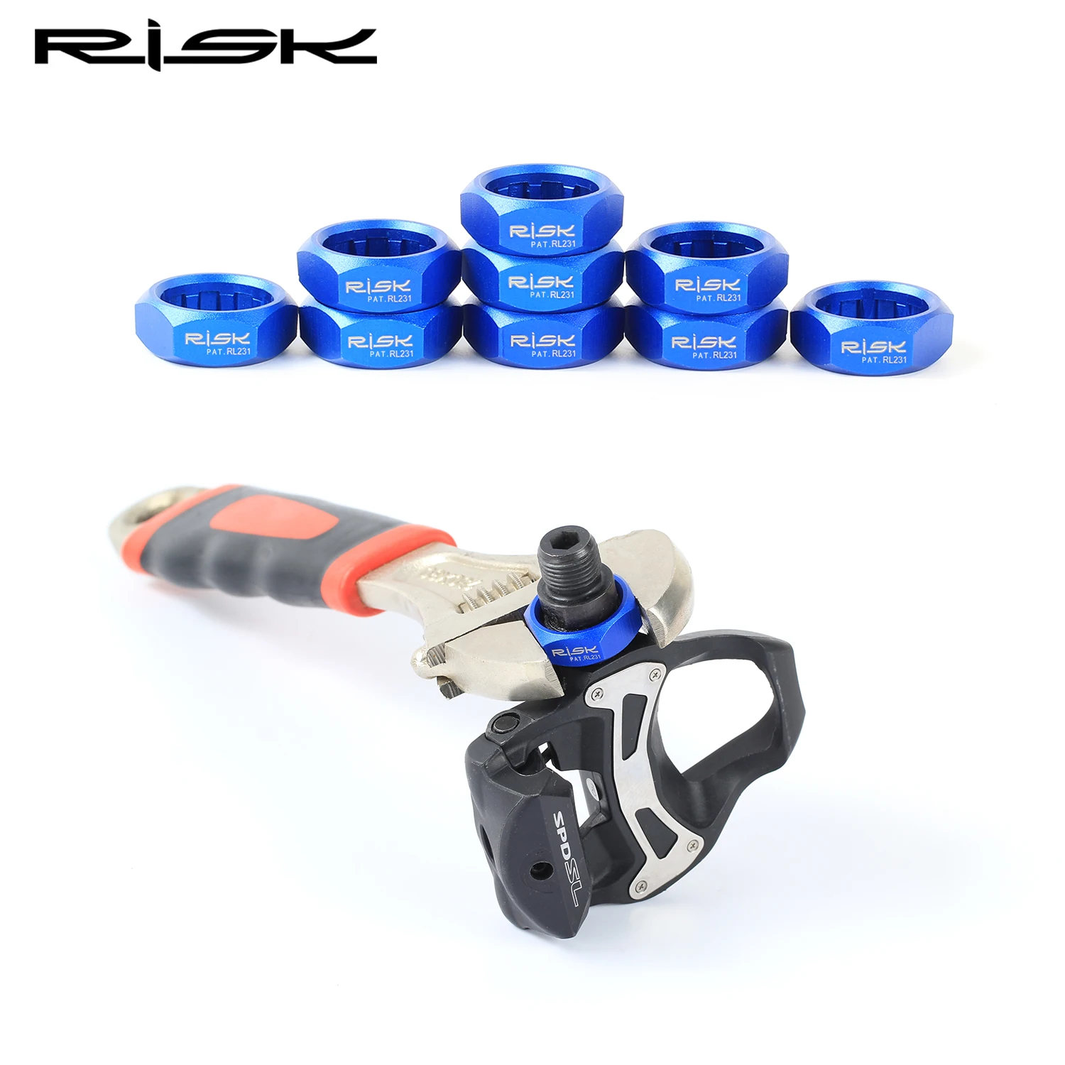 RL231 RISK 10T горный шоссейный велосипед самоблокирующийся педаль шпинделя инструмент для педали велосипеда оси