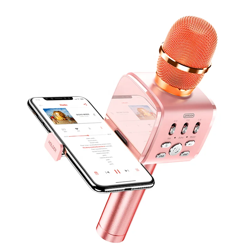 Беспроводной микрофон JOYROOM JR-MC3 с подставкой для смартфона