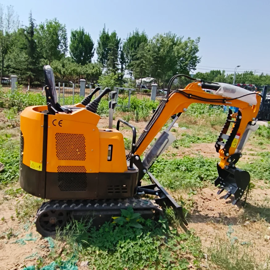 FREE SHIPPING Earth-moving Machinery Mini Craw 1T 1.5T 2T 3T 4T 5T 6T Mini Crawler Excavator  Small Digger Micro Bagger