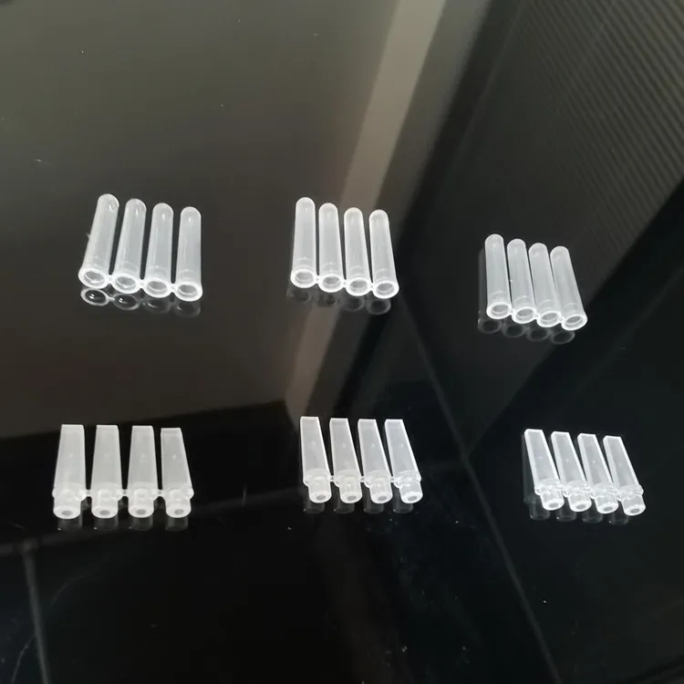 SINGATEE Lab Supplies 4 Well PCR Tube Strip PP Plastic 0.1ML 4 Strips PCR Tubes