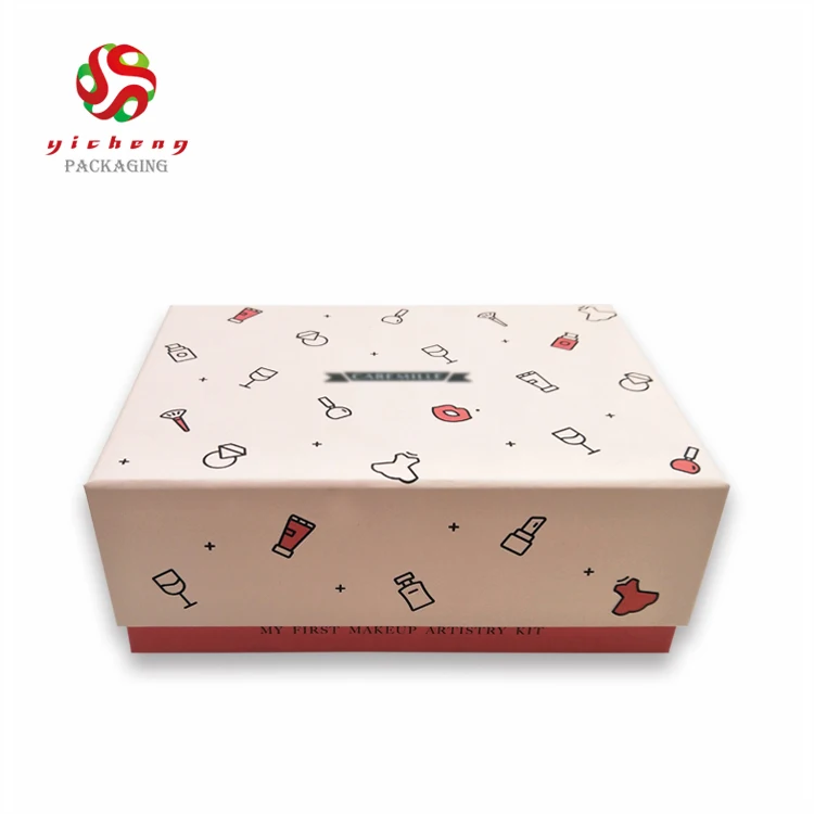 Wholesale lid and base cardboard gift boxes custom luxury retail product perfume packaging box for cosmetic