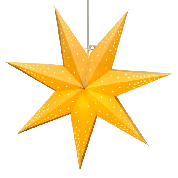 Christmas Decoration Hanging Handmade Paper Star Lantern For Wholesale