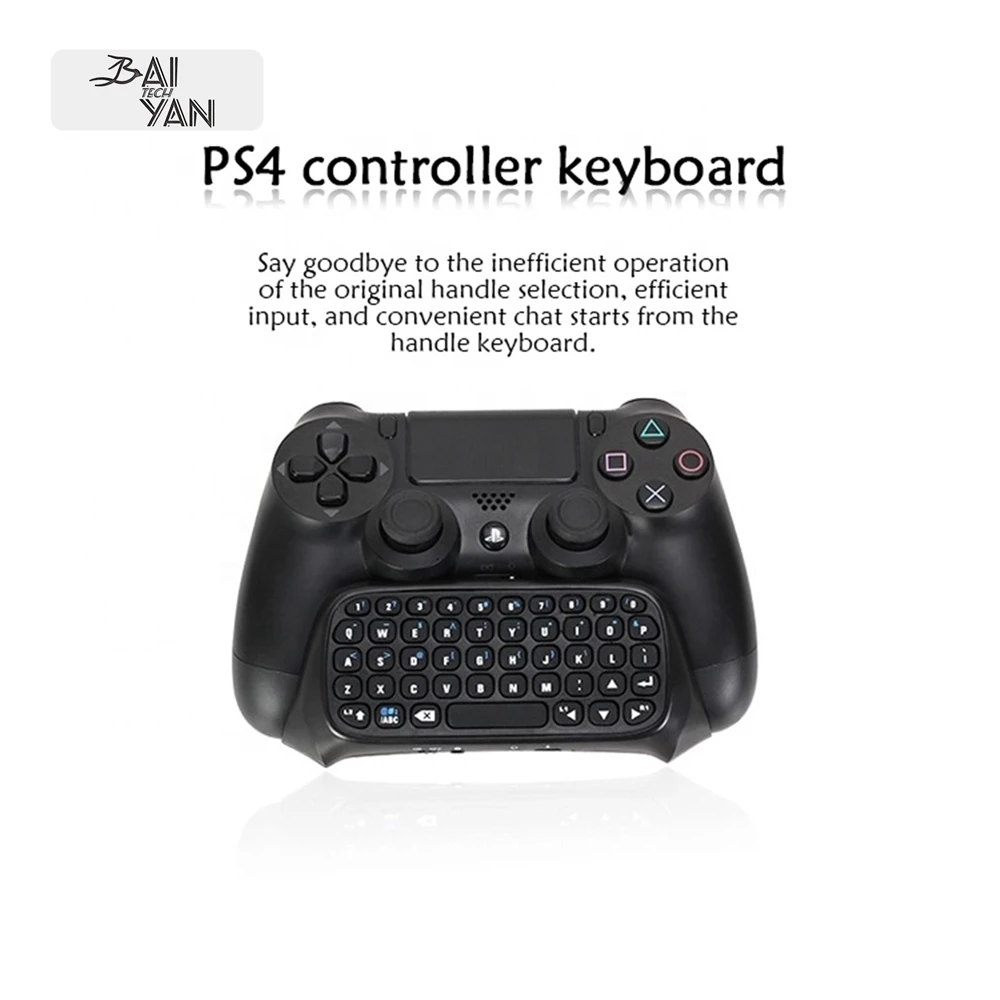  Беспроводная портативная игровая мини-клавиатура для PS4 панель чата клавиатура сообщений джойстик 2 4G PS2 PS3 Xbox one контроллер