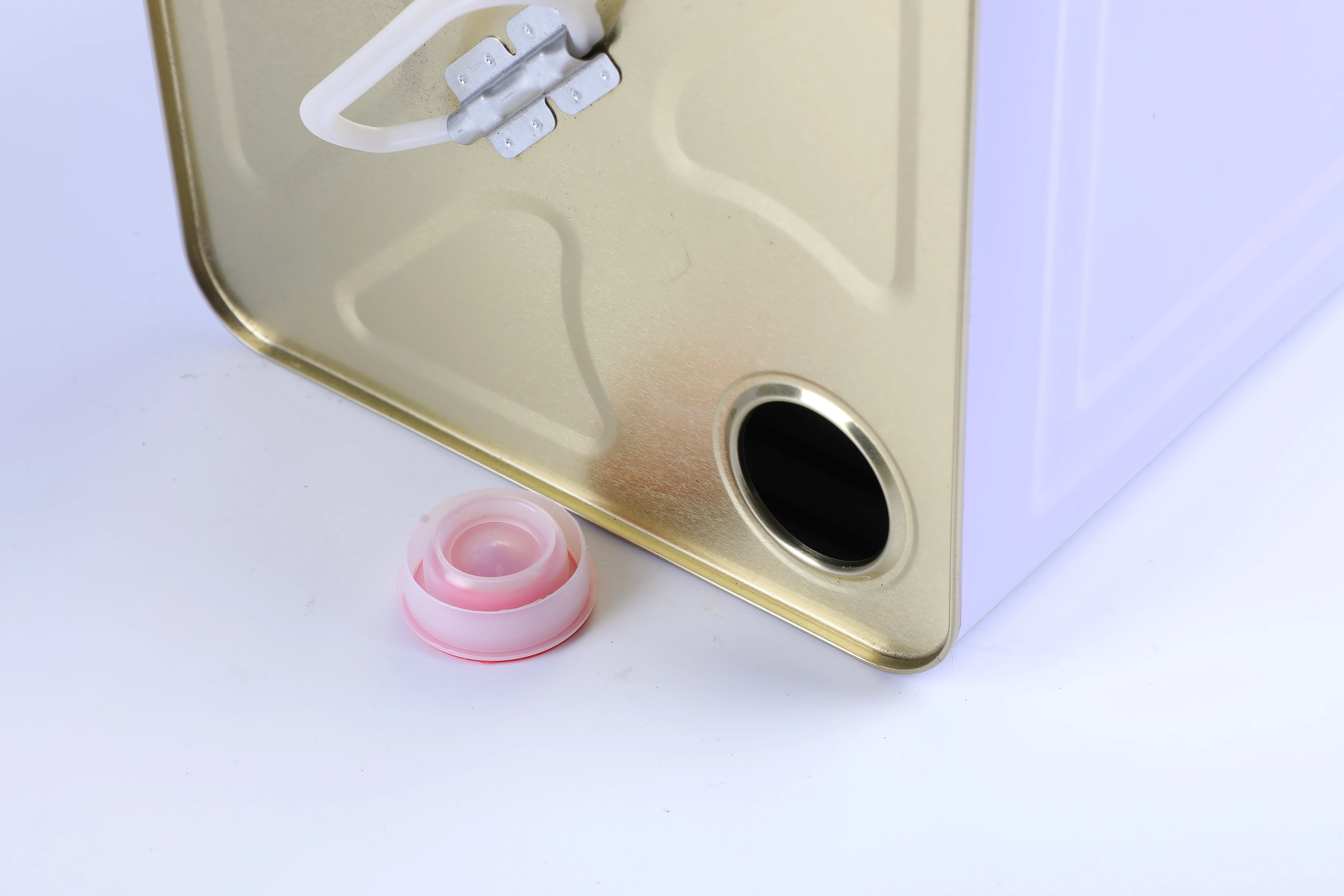 
High Quality Metal Tin Containers Square iron drum with pressure cover 