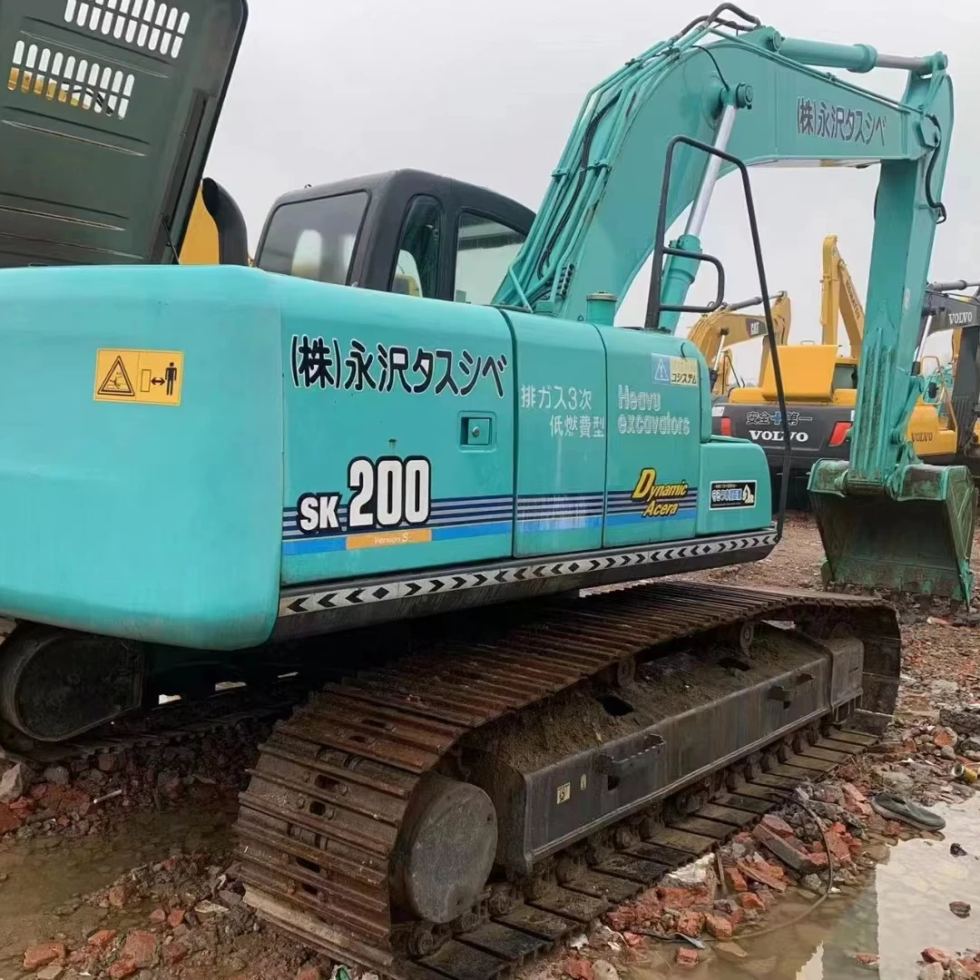 Изготовлено в Японии 20 тонн подержанный экскаватор kobelco sk 200 высокого качества на продажу