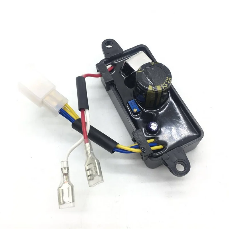 Automatic Voltage Regulator Rectifier Single Phase Generator AVR Spare Parts for 2KW-3KW Chinese Gasoline Generator Practical
