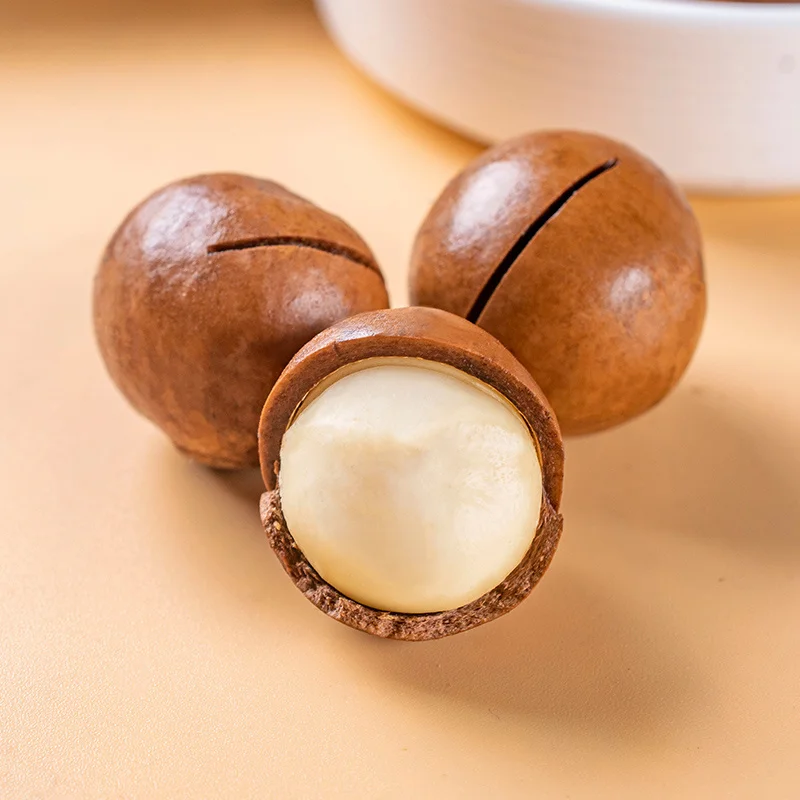 Low price healthy snacks pure natural original flavor with no added green nuts milky macadamia nuts