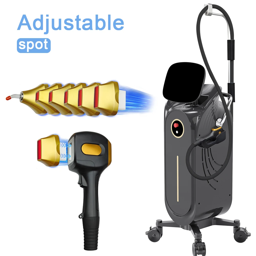 automatic diagnosis 6 spot size ice laser diode 808nm 4 wave germany 808 1064 nm diode laser hair removal machine