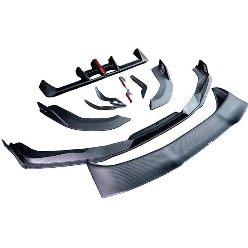For BMW G82 G83 M4 G80 M3 body kit AE style carbon fiber front bumper lip with splitter