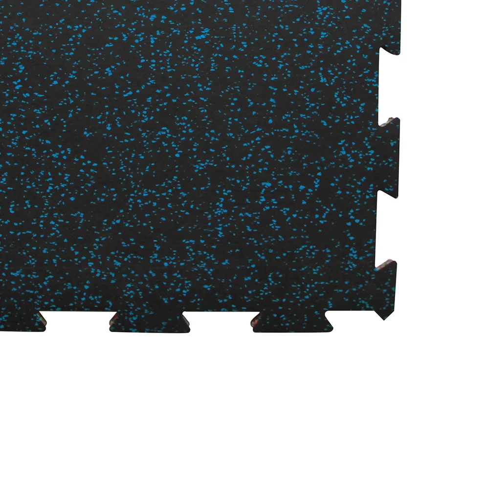 
20mm commercial anti slip fitness heavy duty interlocking gym EPDM rubber flooring tiles 