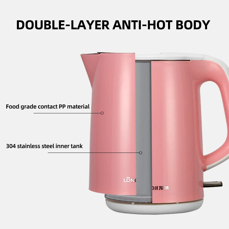 Hot selling machine rapid thermostat electric kettle home appliance manufacturers