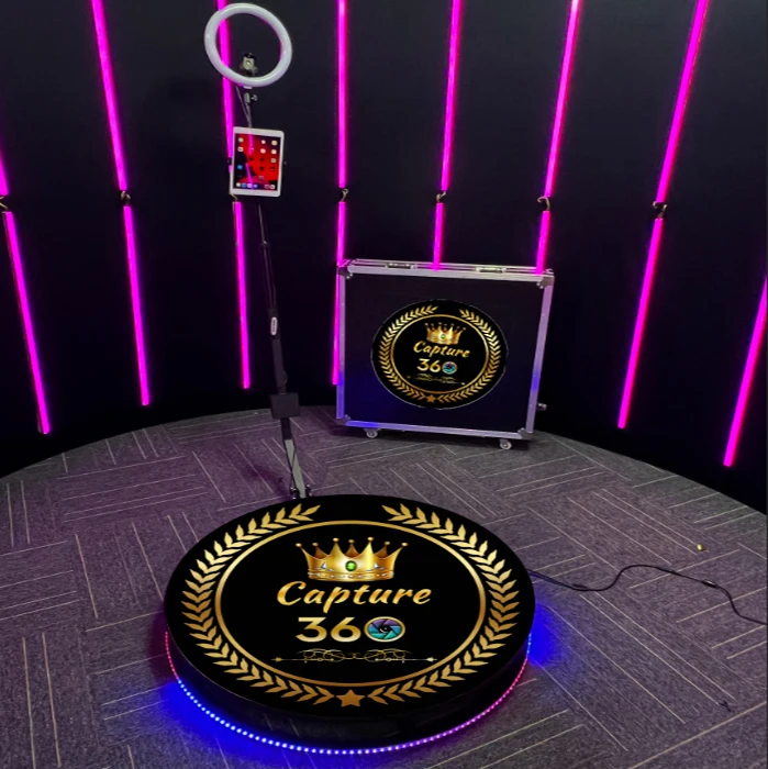 mirror 360 camera Video Photo Booth with Right Light Magic Mirror booth Wedding and Party selfie video Camera 360 degree event