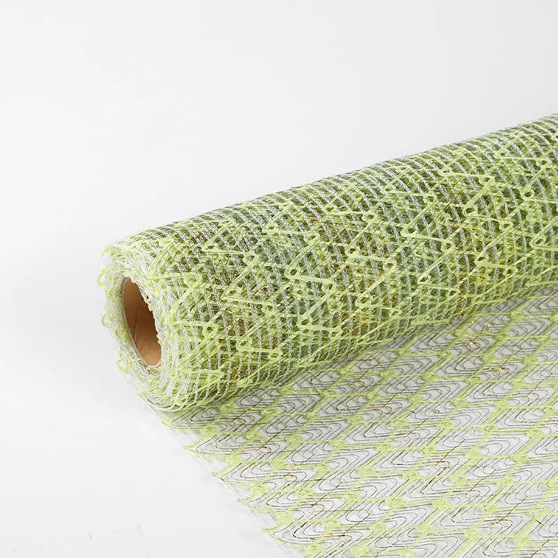 New Arrival Hot Selling Flower Gift Candy Wrapping Rolls Mesh 21 Inch Deco Mesh Decoration