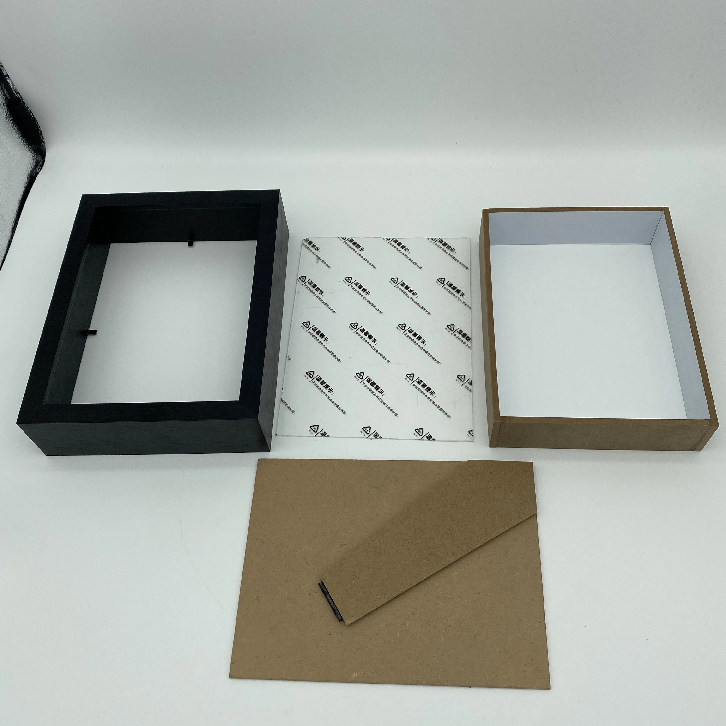 Shadow Box фоторамки для декорирования логотипа Современный Высококачественный заводской изготовленный на заказ 3D индивидуальный самоклеящийся фоторамка MDF