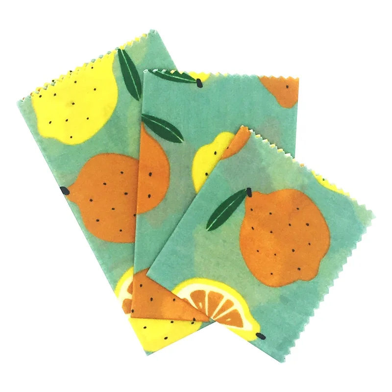 Household zero waste reusable eco friendly wrap food packaging for kitchen use