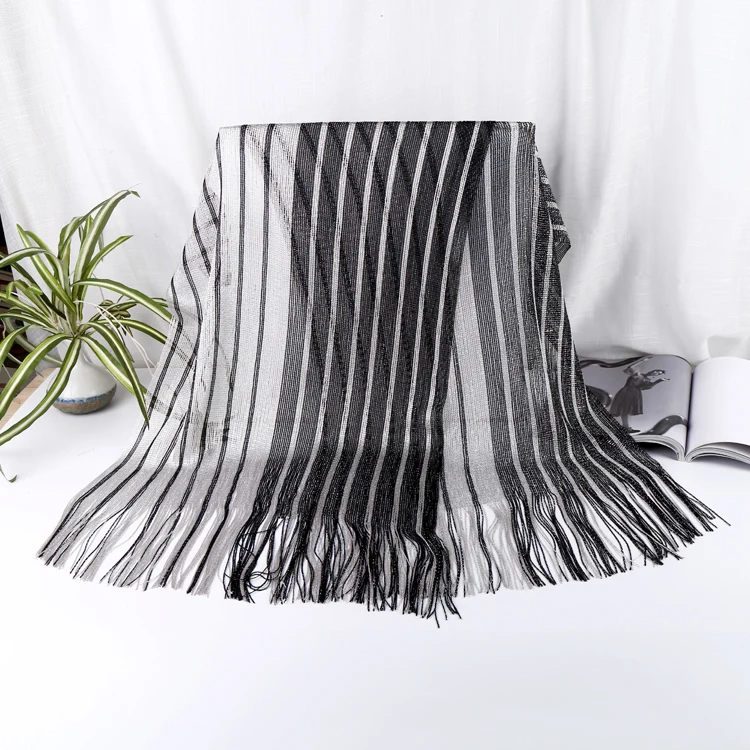 Fashion New Bright 100%Polyester Silk Tassel More Color On The Color Matching Women Beach Scarf Shawls Muslim Women  Hijabs