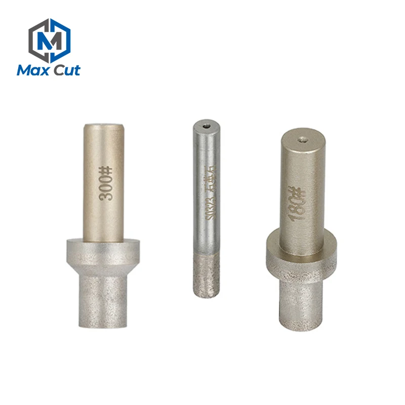 Flat Bottom CNC Diamond Router Bits Sintered Diamond Tools Cutters for Stone Granite Engraving