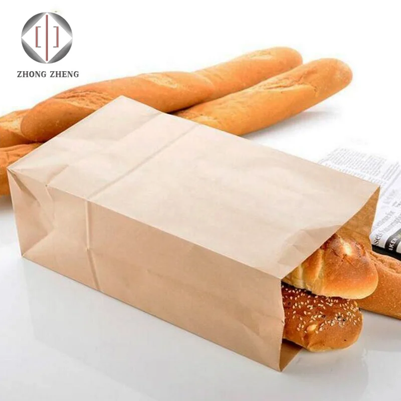 Бумажный пакет на заказ и из крафт-бумаги для упаковки хлеба курицы пакеты