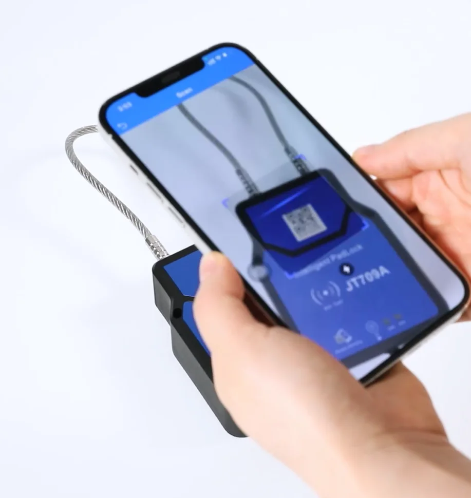 Jointech Jt709A Logistics Intelligent E-Lock Container Gps Padlock Truck Gps Tracker lock Cargo Monitor Asset Tracking