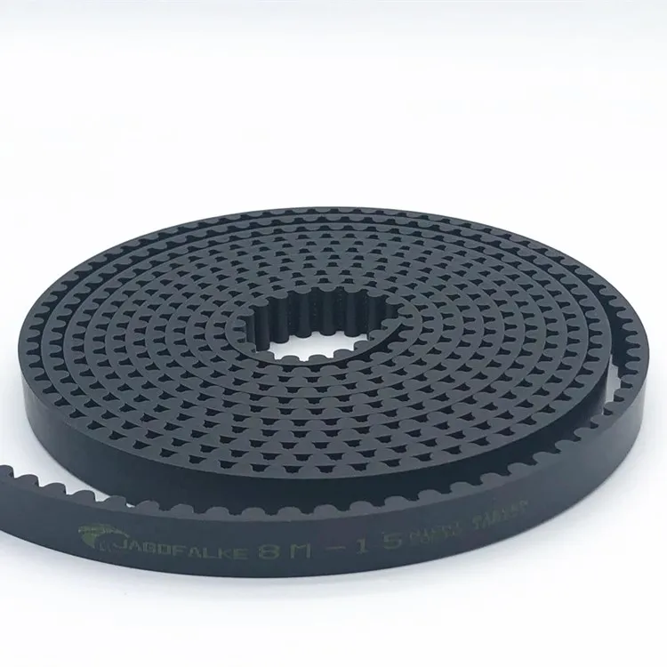 Black 2M 3M 5M 8M Industrial Rubber Timing Belt Dongguan Manufacturer