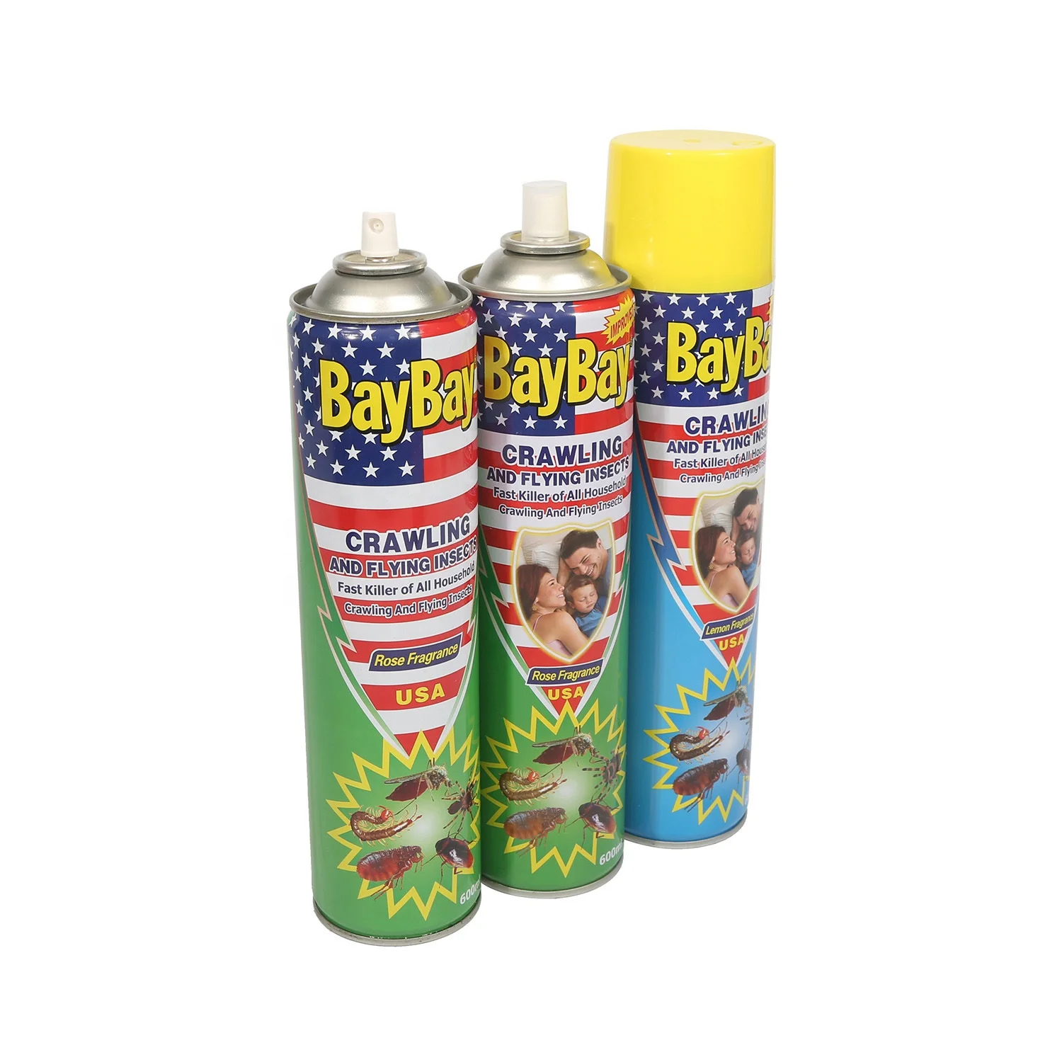 Baybay Nigeria Africa Hot Sale  Insecticide Spray 400ml Alcohol Based More Effective Durable Bedbug Rocks Killer