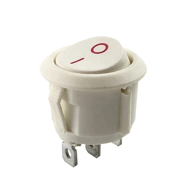 XW-602AB2 6A 250VAC/10A 125VAC Мини тумблер 3-контактный ВКЛ-ВЫКЛ питания круглый тумблер