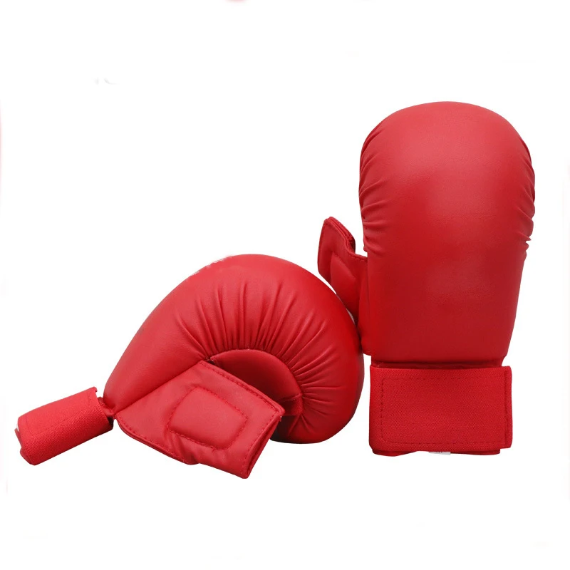 Cheap wkf approved karate gear training equipment gloves hand guard for karate mitt