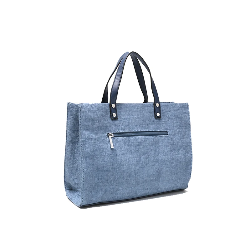 
2020 Fashion High Quality Original blue pu leather women latest ladies Handbags 