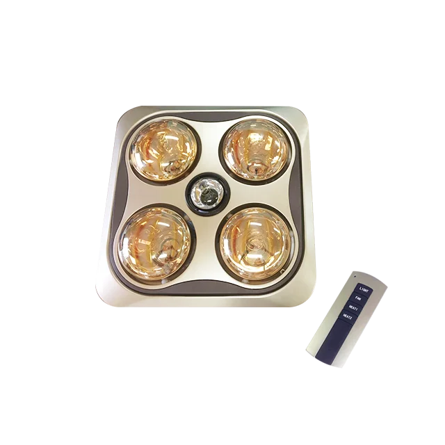 Потолочный нагреватель proням с 4 инфракрасными лампами и пультом дистанционного управления