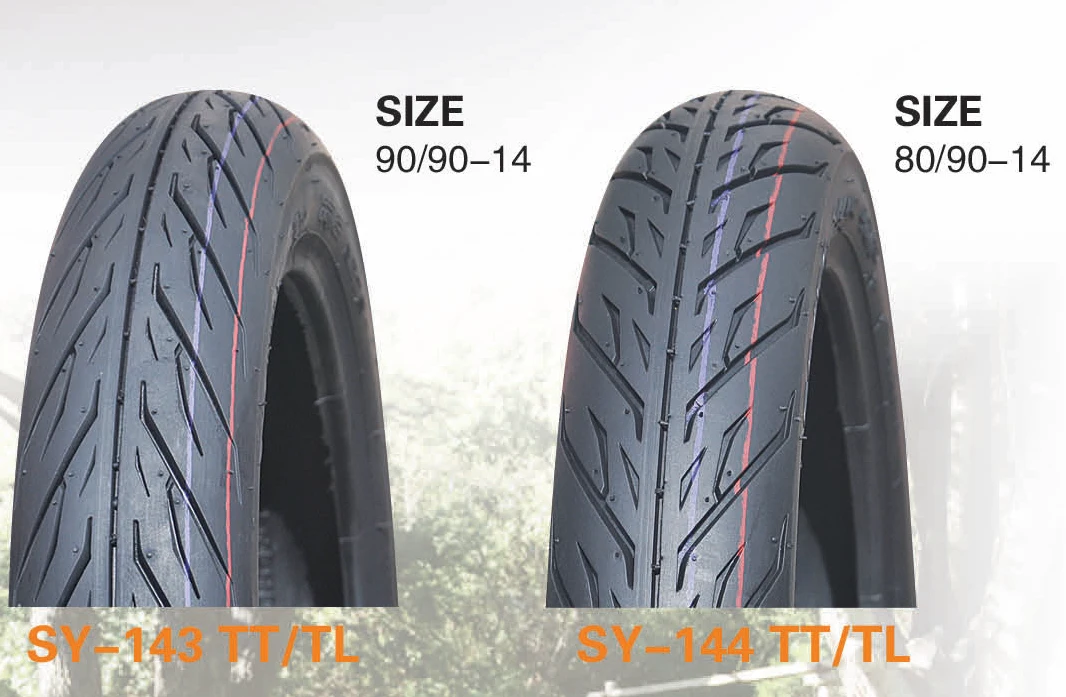80/90-14 Tubeless Motorcycle Tyre