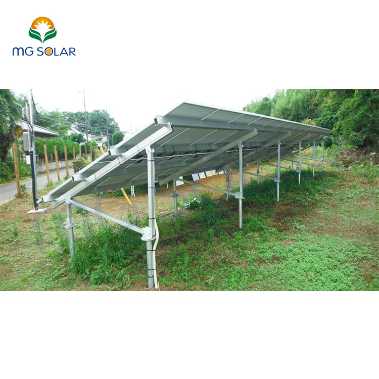 Large Scale Commercial Solar Panel Power Plant Ground Mounting Bracket Racking Structure Aluminum Ground Mounting System