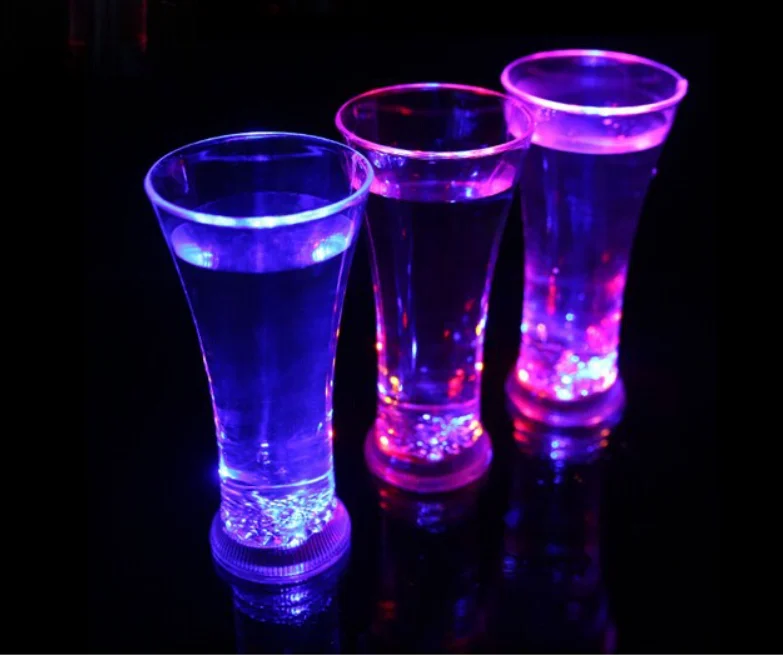 Led Cup Home Party Kitchen Dining Bar Beer Water Mug Flash Led Bottle Plastic Led Cup