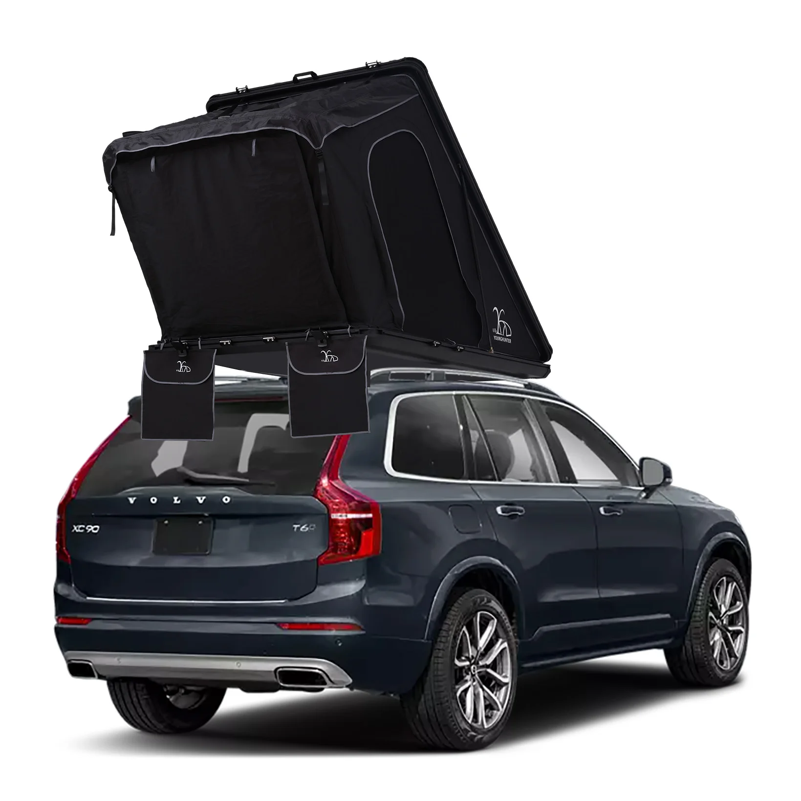 Роскошный стиль 4wd качественная алюминиевая рама расширяемая треугольная палатка на крыше с твердым корпусом