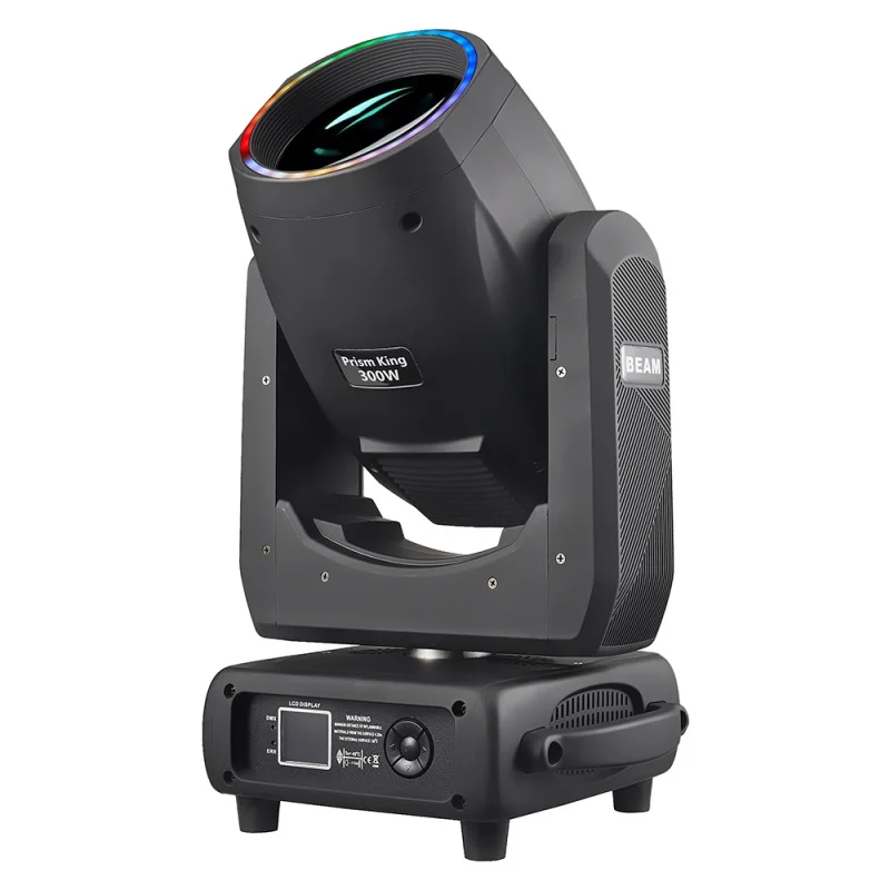 Dmx rgb светодиодная лента 300 Вт 14r призма король луч движущаяся головка