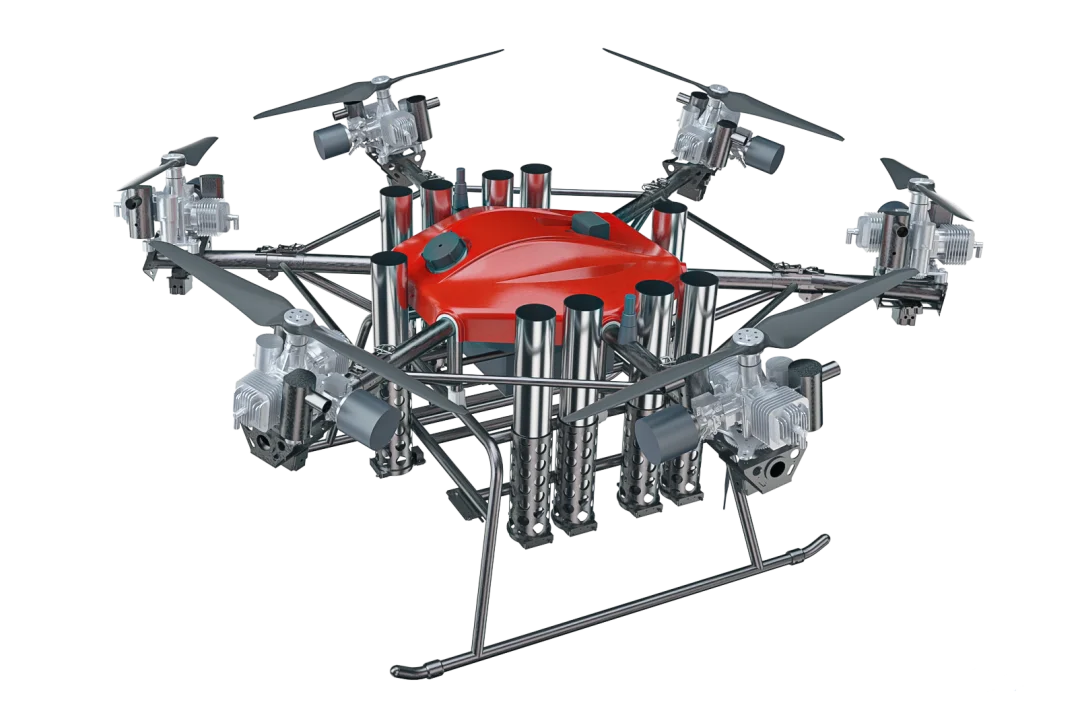 High power pure oil drive monster easy operation, high efficiency and good quality fire fighting UAV, emergency rescue UAV drone