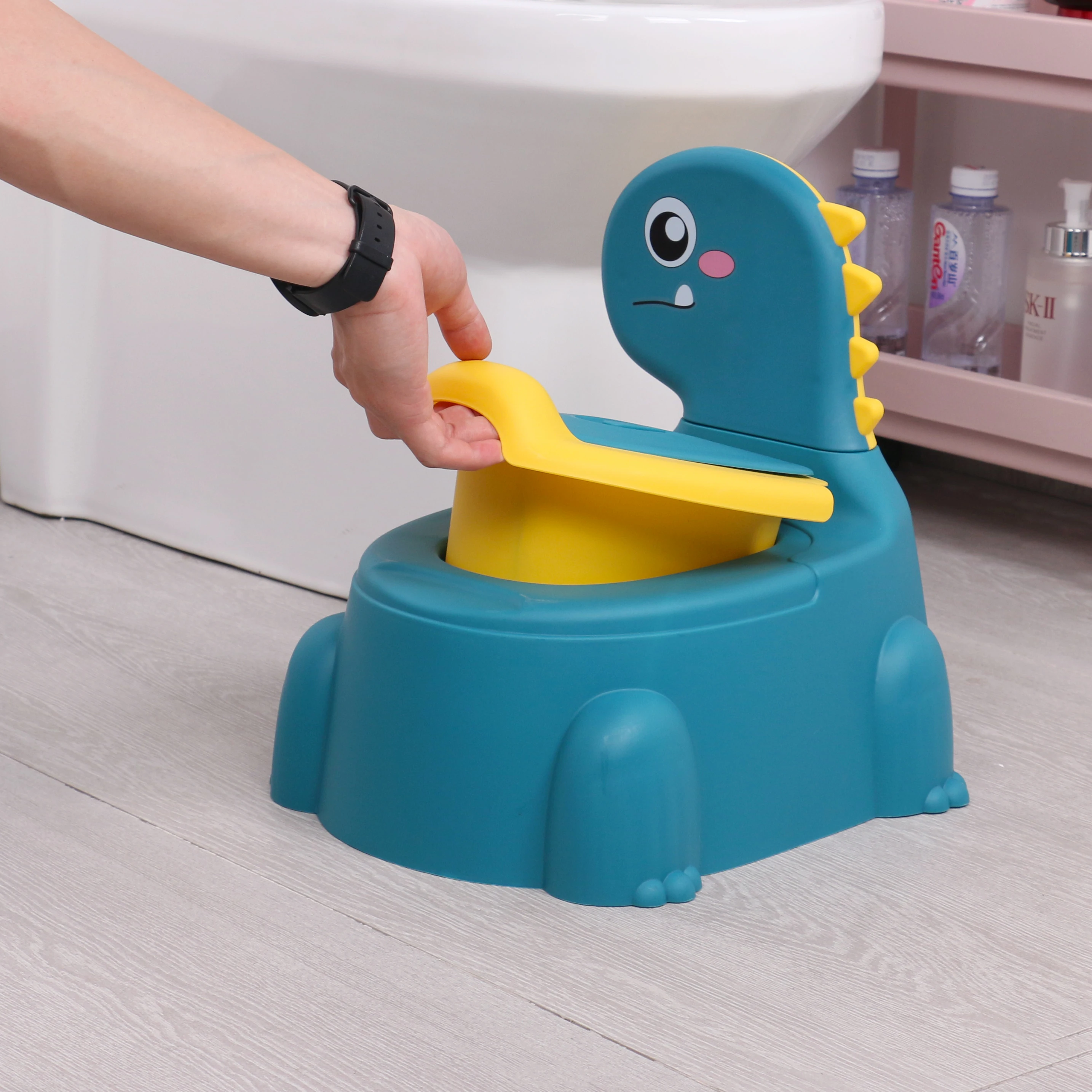 Новое поступление 2022, детское мультяшное сиденье для горшка, портативное детское тренировочное сиденье для унитаза, экологичное детское кресло для горшка, Туалет