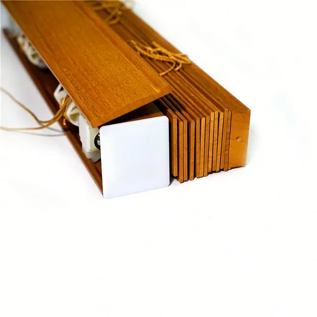 Wood Blinds Living Room Automatic Windows Horizontal Blinds Blinds Mini Ready-made Solid Venetian Octagonal Window PVC or Iron