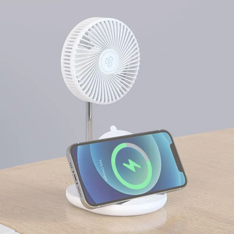 Desktop phone Handheld Mini Fan 3 In 1 Can be used as a cell phone holder handheld mini fan