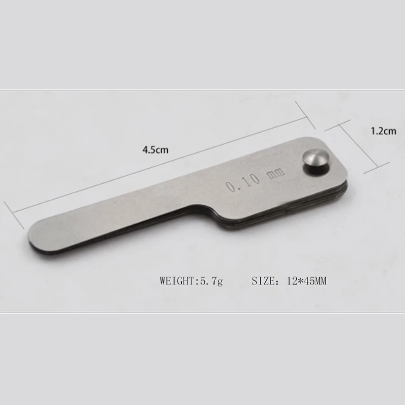 Dental Tooth Gap Measuring Ruler Interproximal Reduction Gauge Measure Reciprocating IPR Orthodontic Treatment Tools