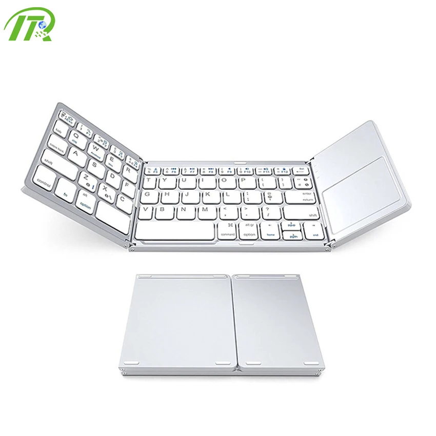 Original Factory Supply Portable Mini Foldable Wireless Trackpad Keyboard with Touchpad