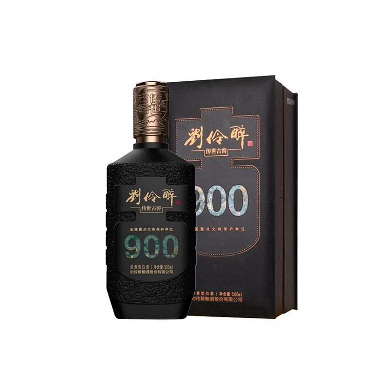 
LIU LING ZUI Ancient Cellar Handed Down900 38% Degree Mellow Smooth Entrance Chinese Liquor Good Price 