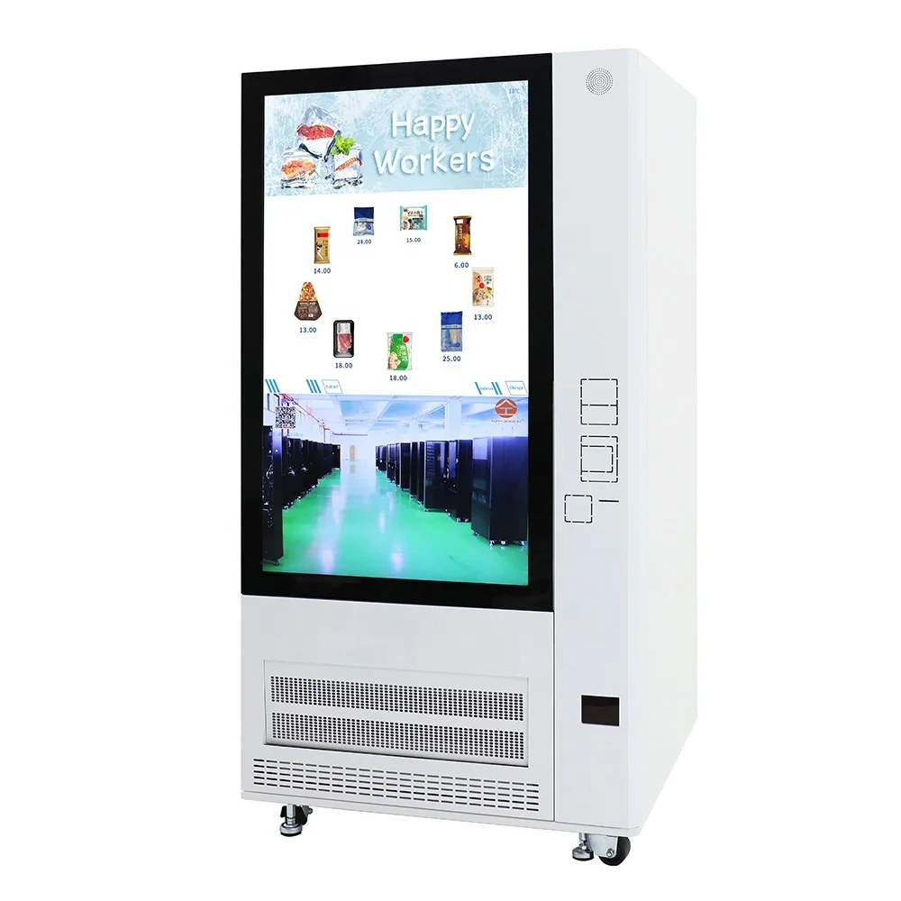 Commercial Frozen Ice Cream Frozen Meat Vending Machine Automatically