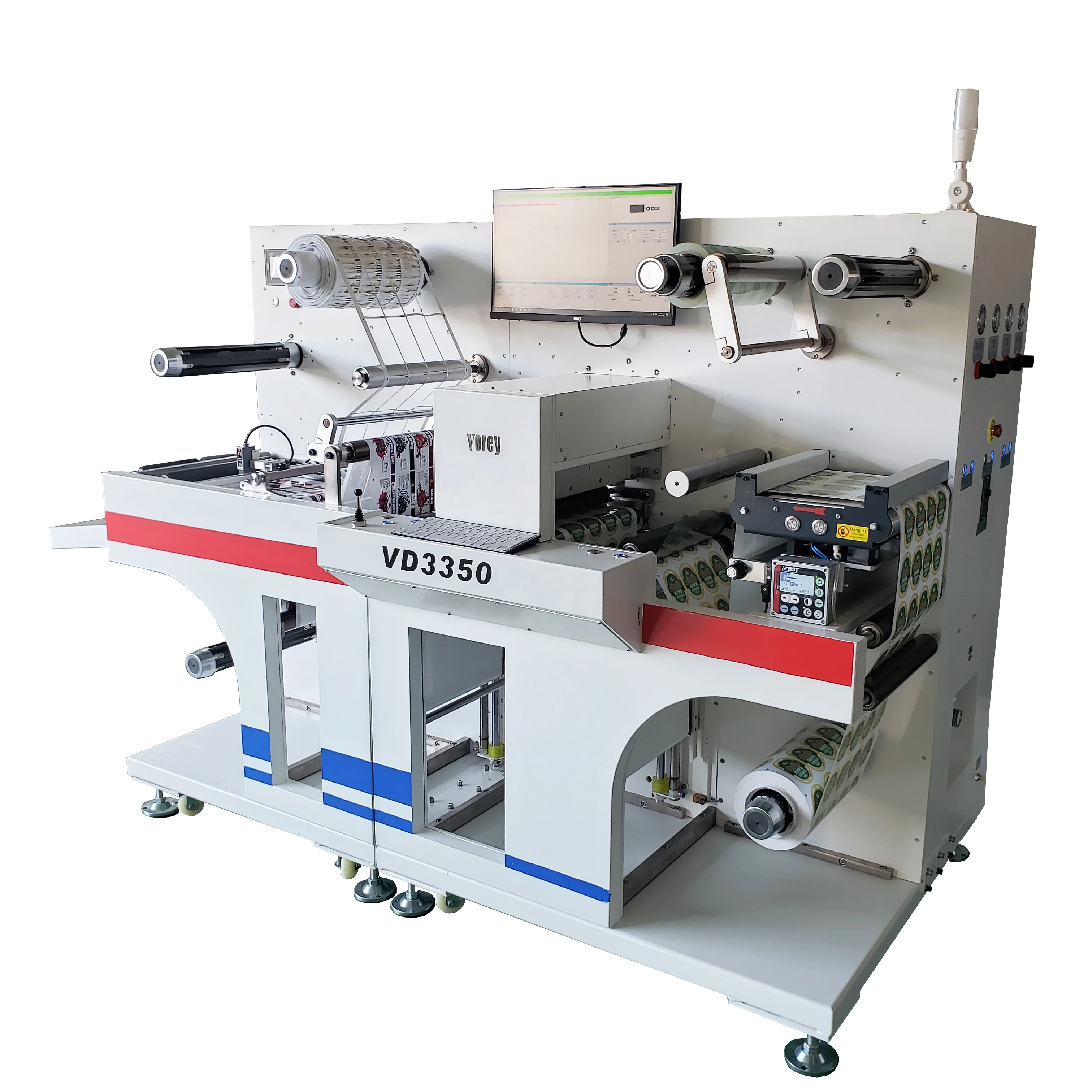 
New AI and High productivity Digital Label Die Cutting Machine Vorey VD3350 for Manufacturing Plant 