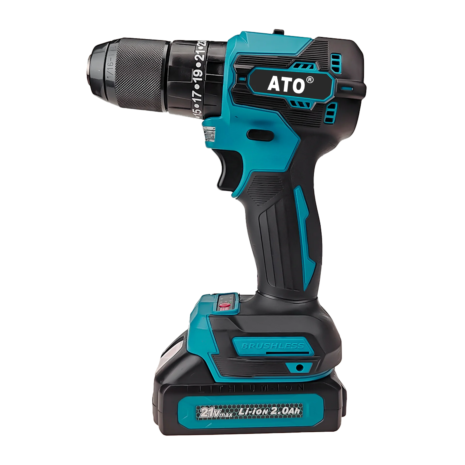 ATO A8024 Lithium Battery Power Tools Versatile Accessories Electric Driver Low Noise Drill Cordless
