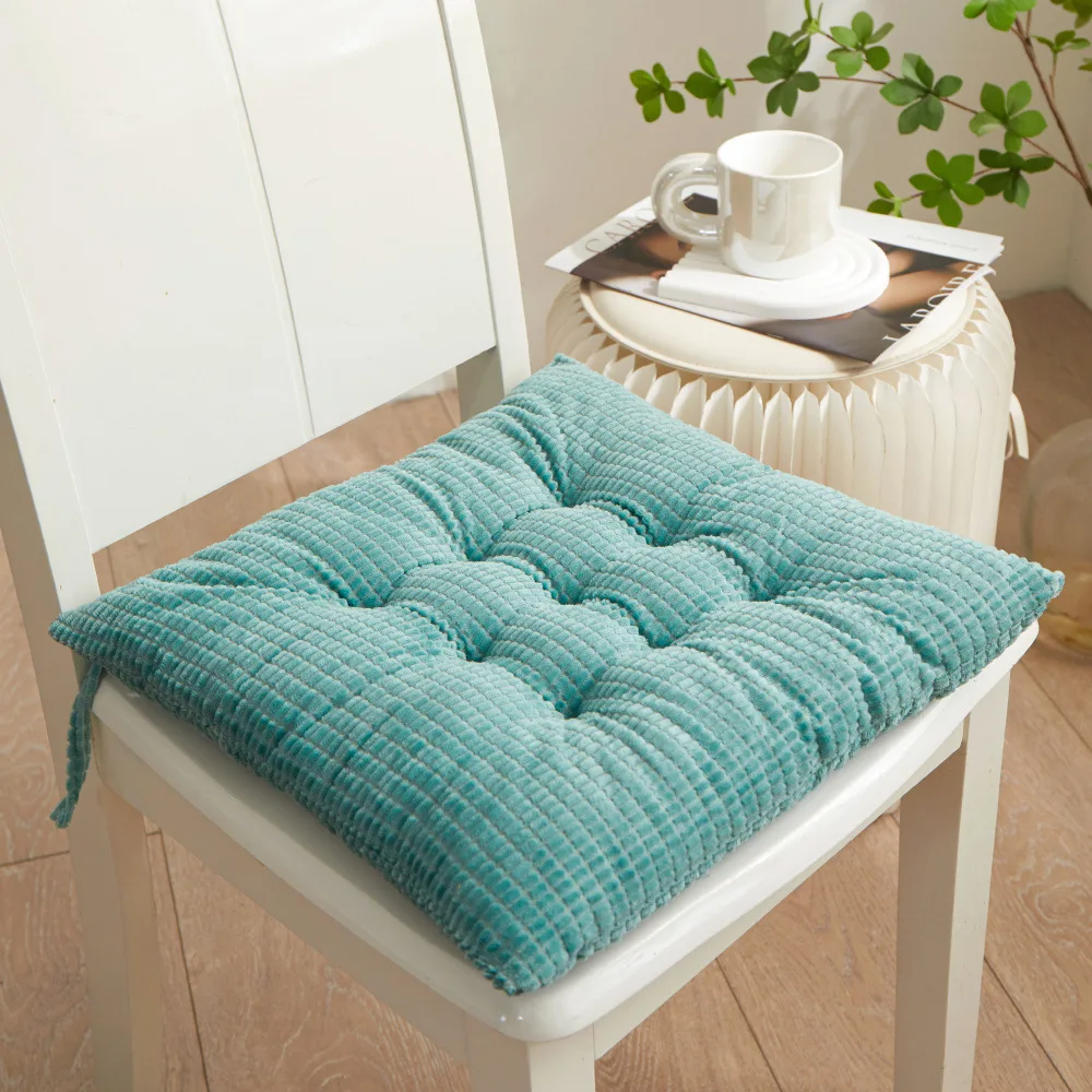 2023 Hot Sale Corduroy Square Cushion For Seating Chair Floor Solid Thick Office Chair Cushion